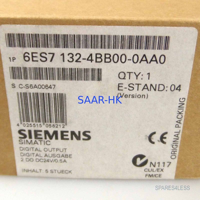 used 2 Siemens Simatic S7 6ES7 132-4BD30-0AA0  6ES7132-4BD30-0AA0 E-Stand 