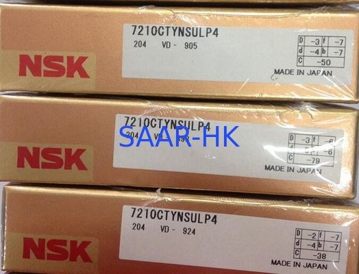 NSK Single Row Open Seal Angular Contact Ball Bearings